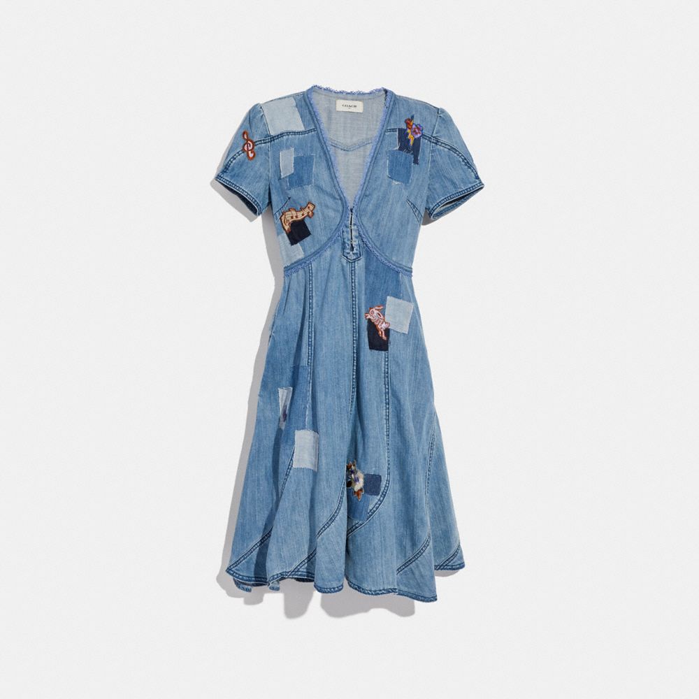 iconic denim dress