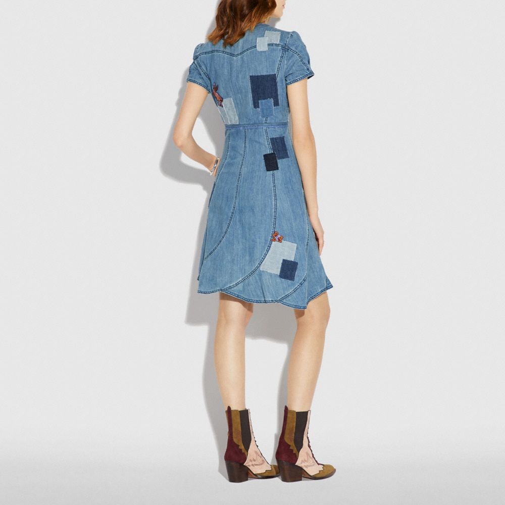 coach denim dress