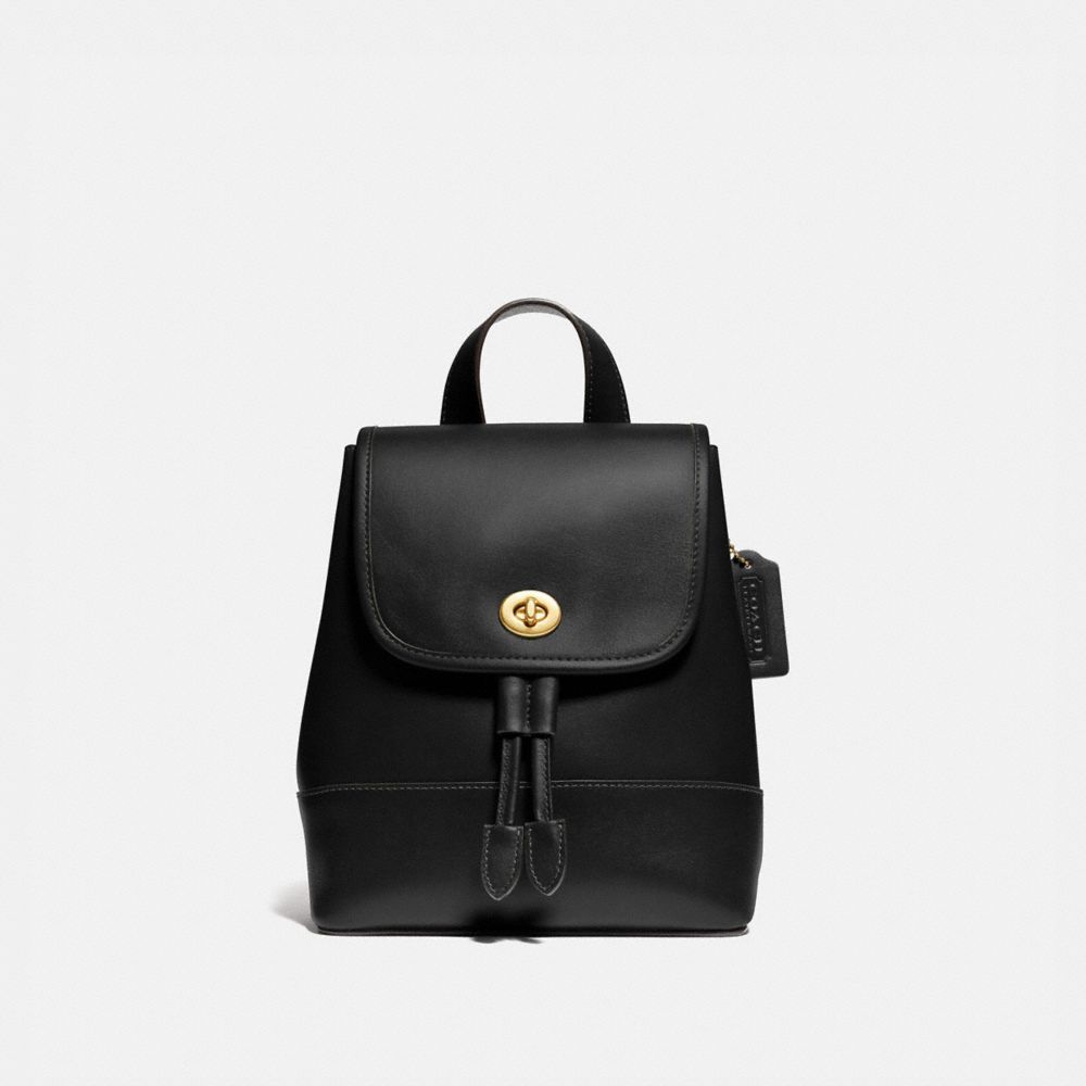 coach nylon backpack black