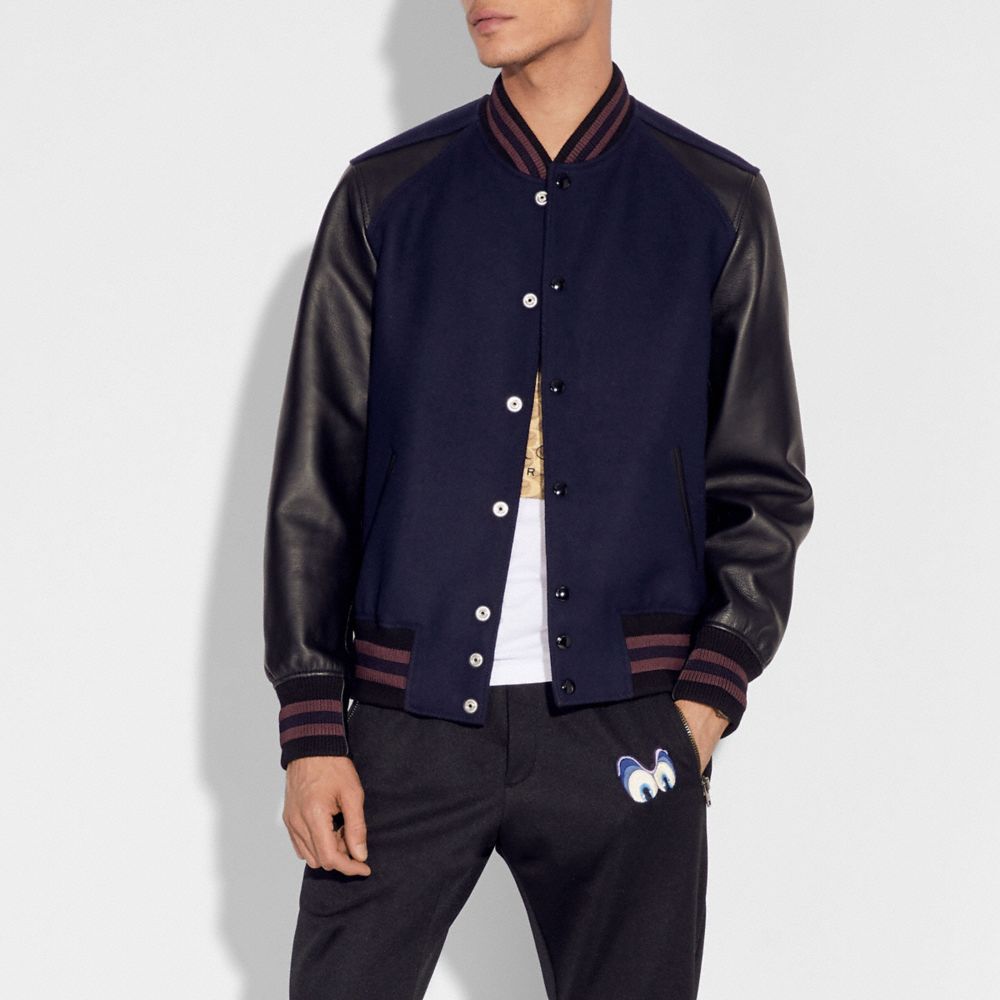 DISNEY X COACH SNOW WHITE VARSITY JACKET