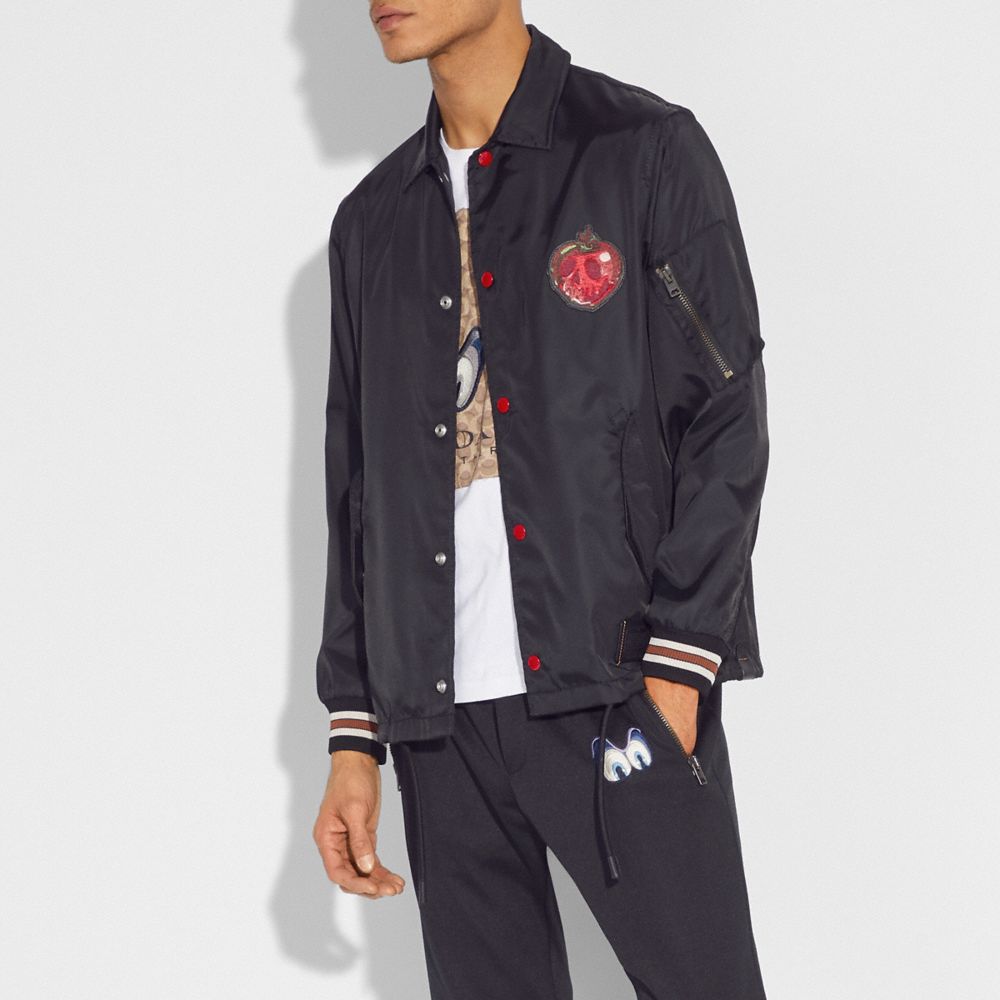 DISNEY X COACH POISON APPLE COACH'S JACKET