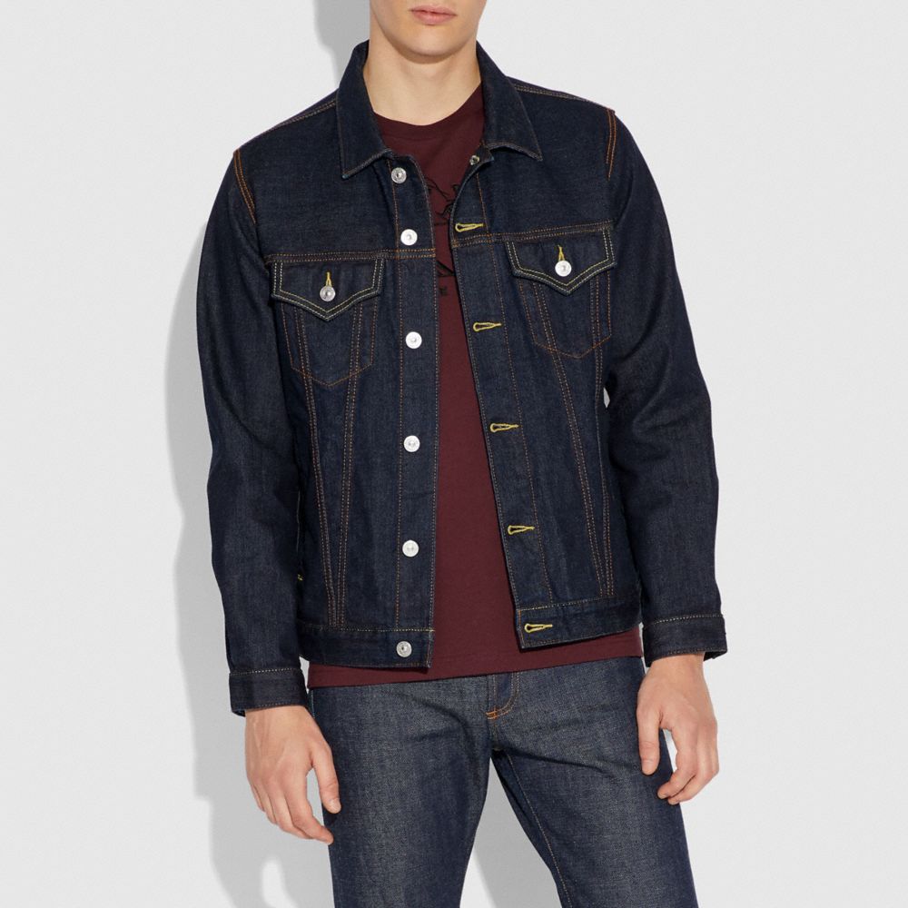 dark denim jacket