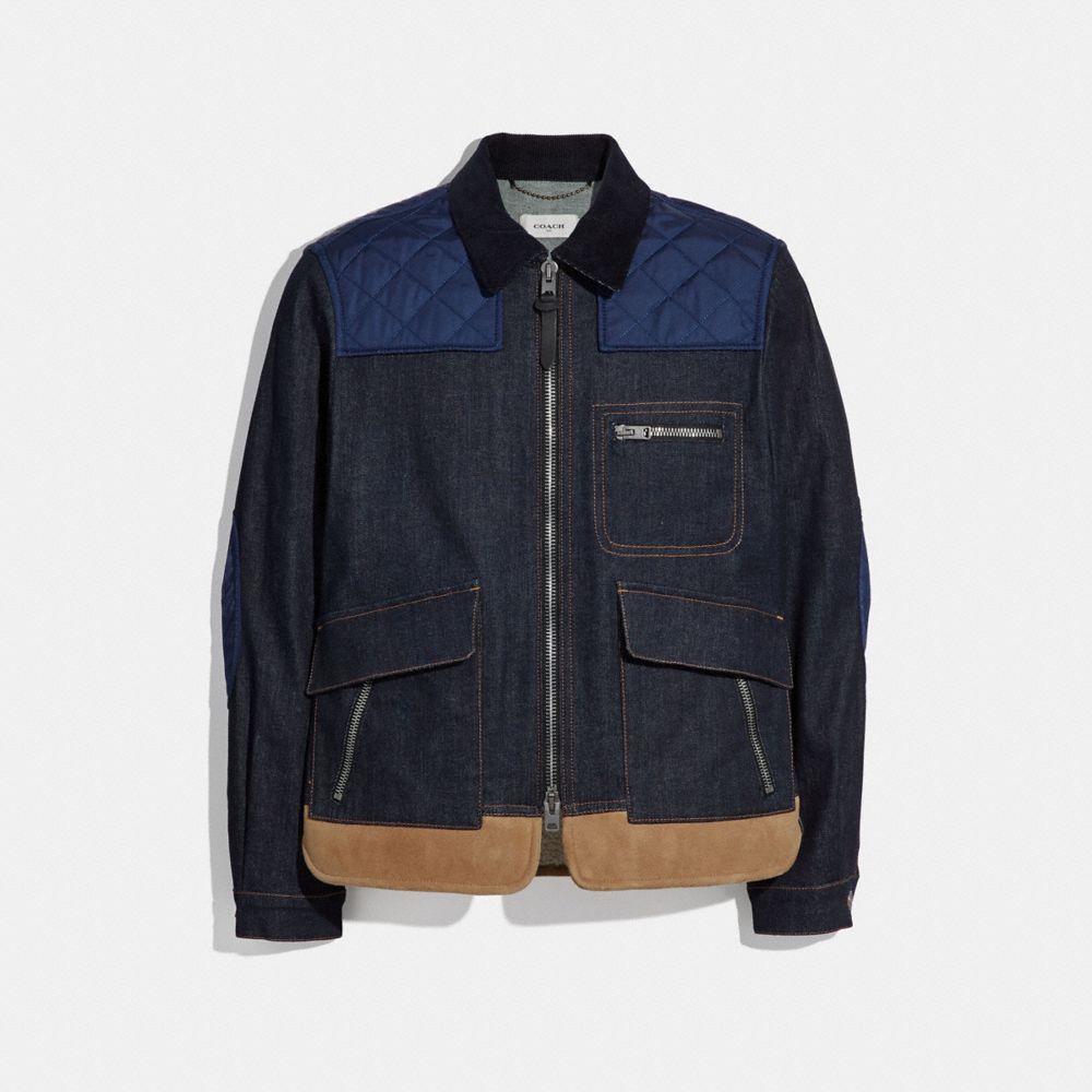 SHORT DENIM JACKET - Alternate View 1