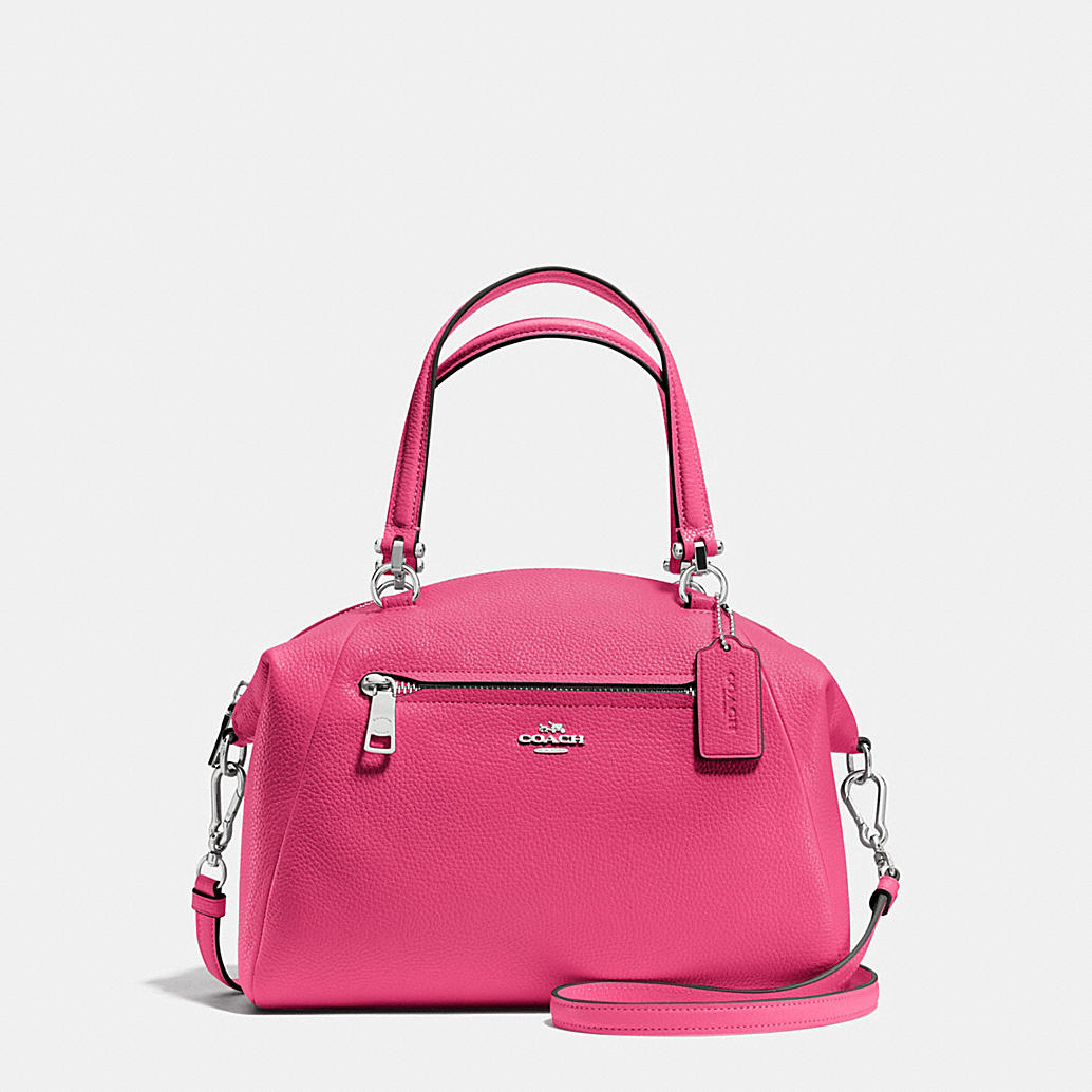 COACH: Prairie Satchel in Polished Pebble Leather