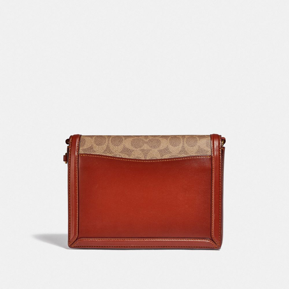 HUTTON SHOULDER BAG IN SIGNATURE CANVAS - Alternate View 5