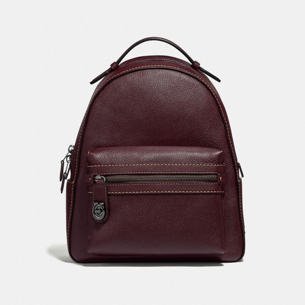 coach campus backpack oxblood