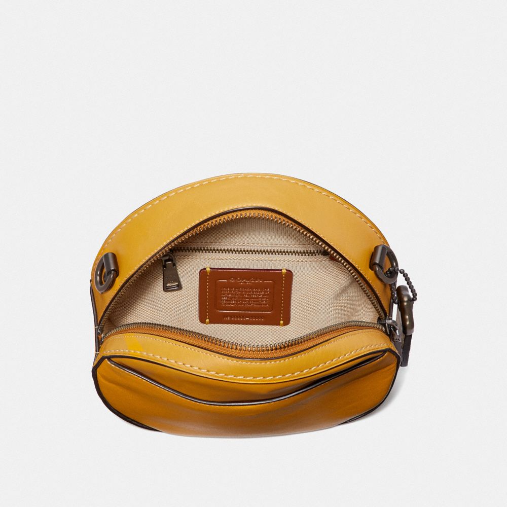 coach yellow sling bag