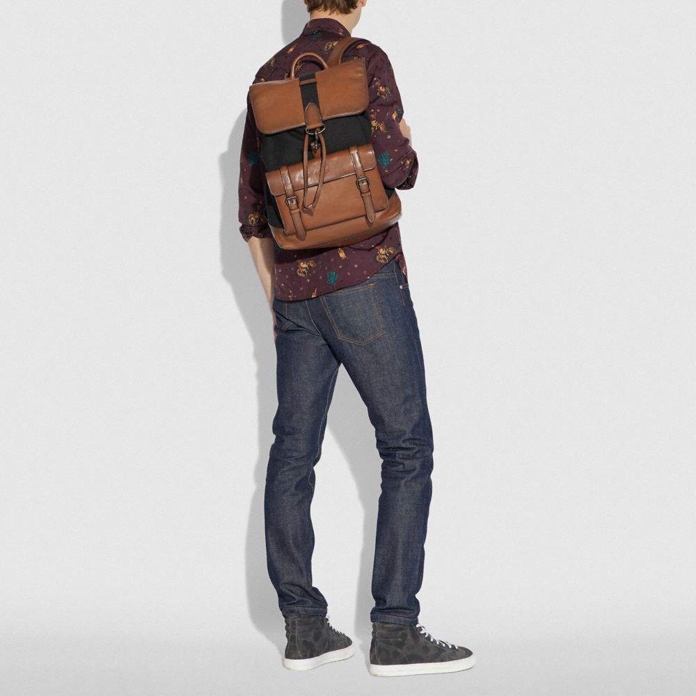 coach men's bleecker backpack