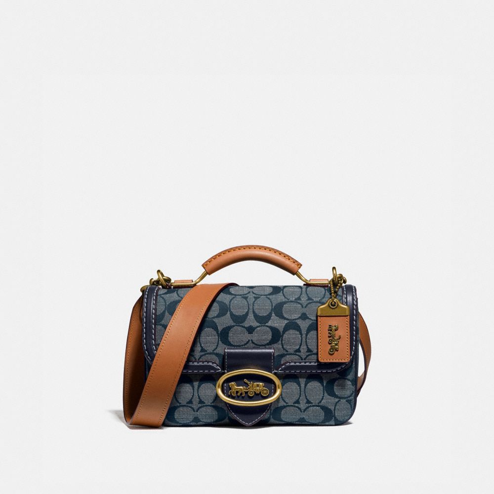 COACH: Sac à main Riley 22 en chambray exclusif