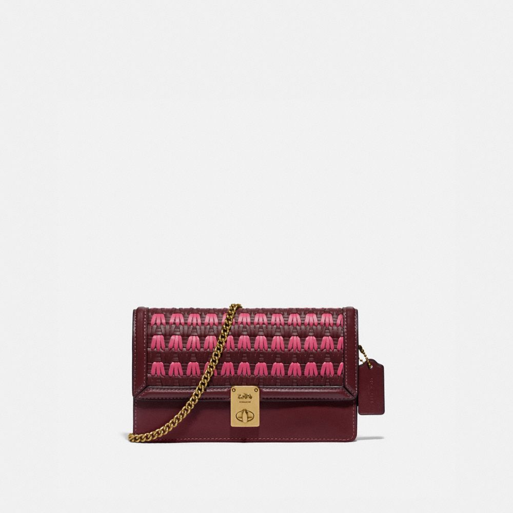 HUTTON CLUTCH WITH WEAVING