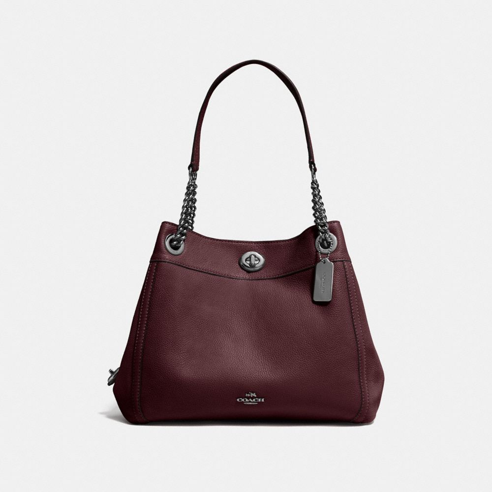 coach turnlock edie oxblood