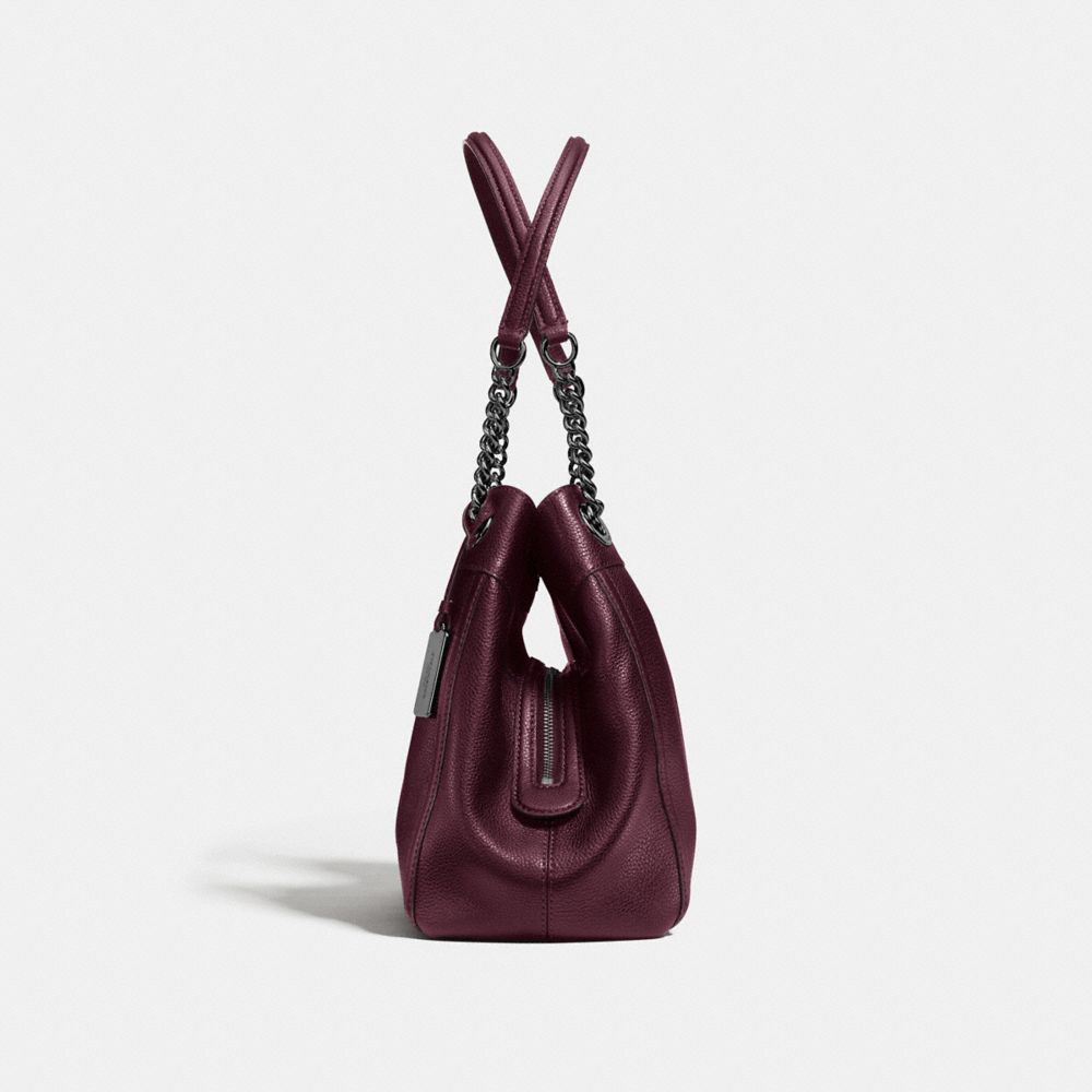 coach turnlock edie gunmetal