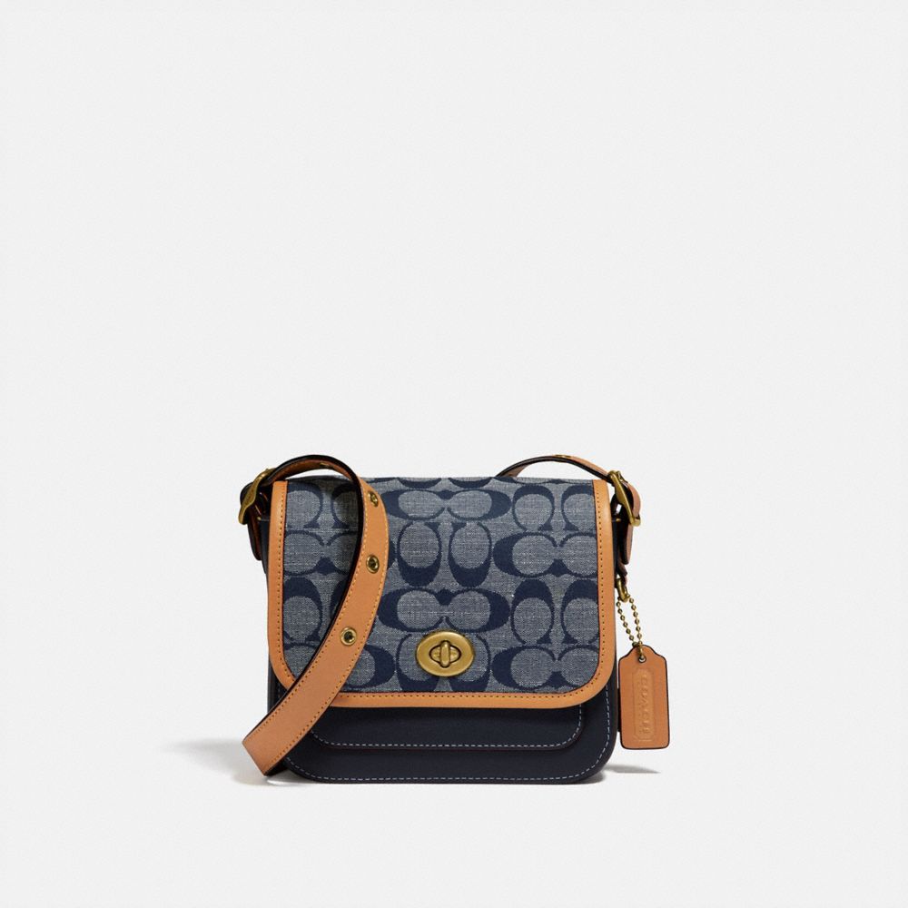 coach navy crossbody bag