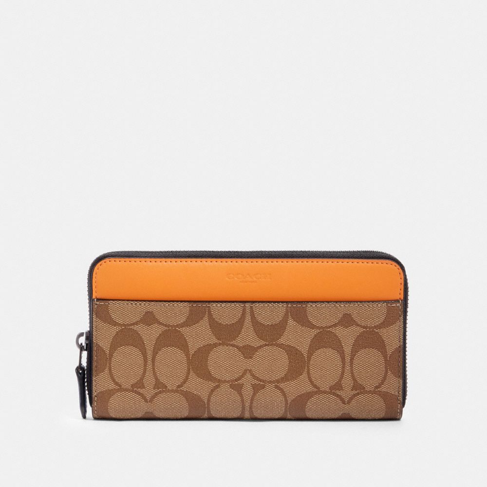 coach wallet yellow