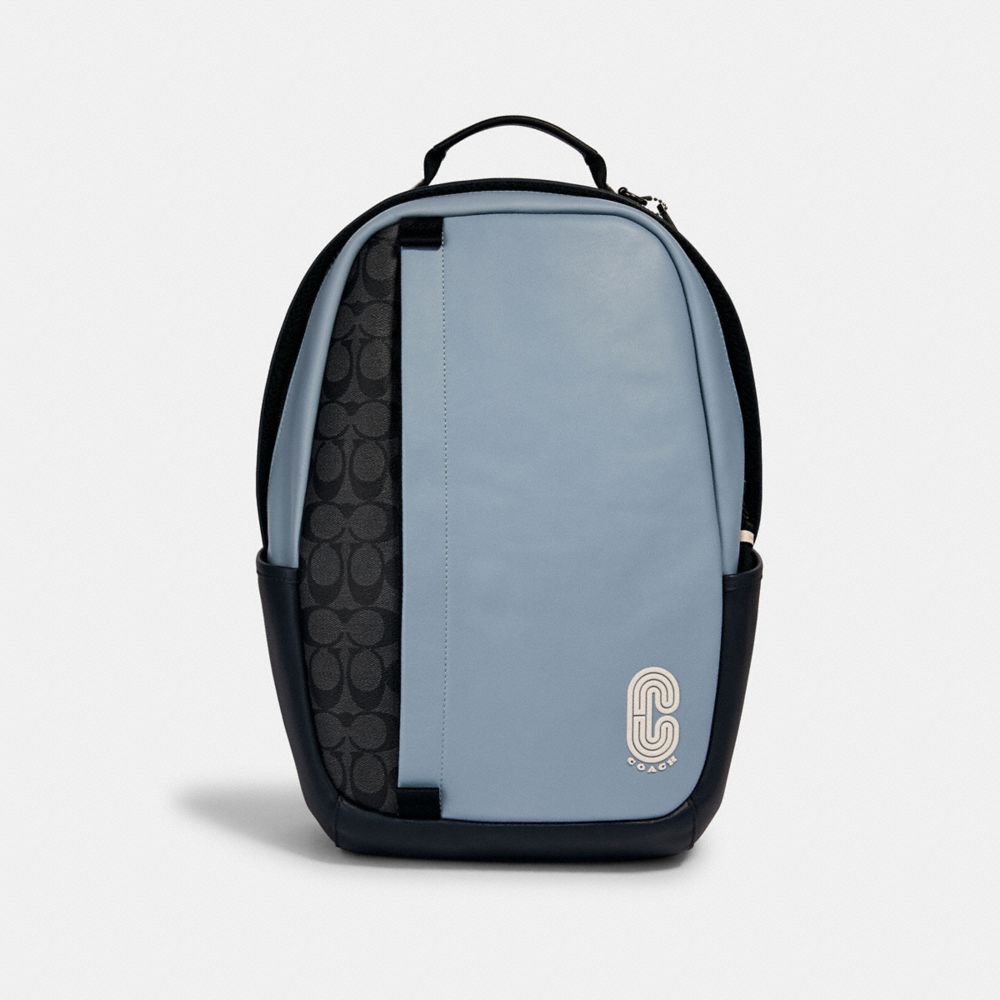 safari signature blue backpack