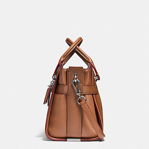 COACH Designer Handbags | Coach Swagger In Burnished Glovetanned Leather