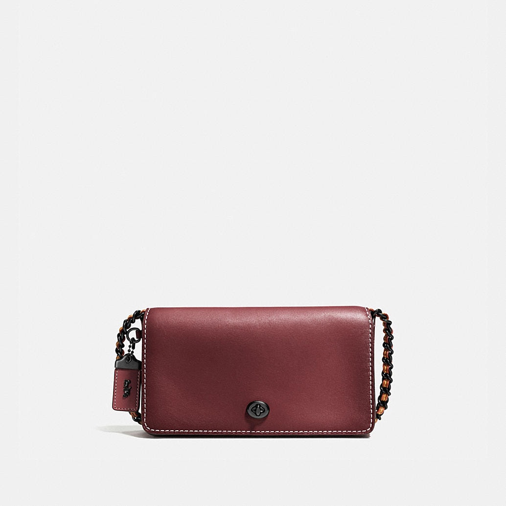 COACH: Dinky in Burnished Glovetanned Leather