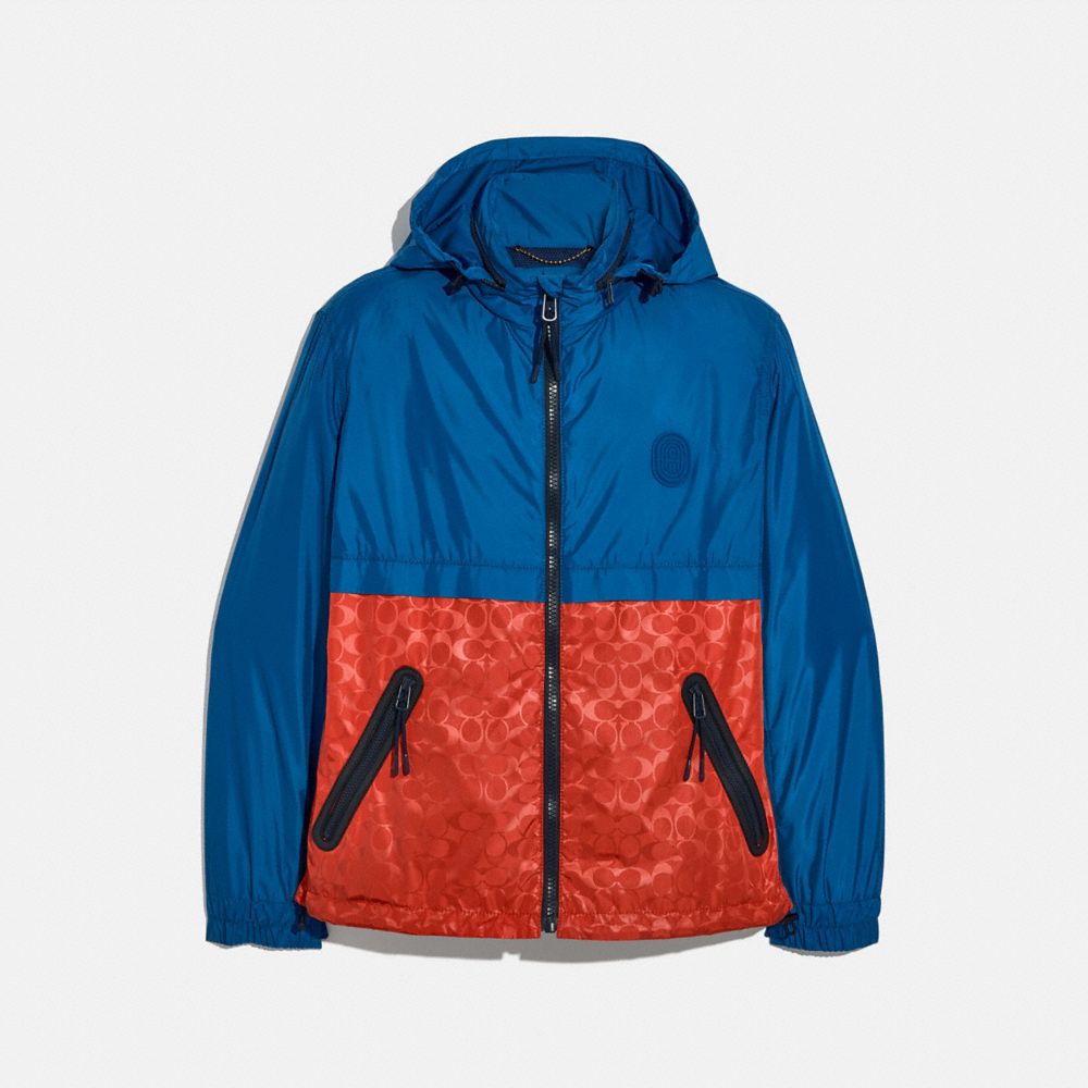 coach windbreaker mens