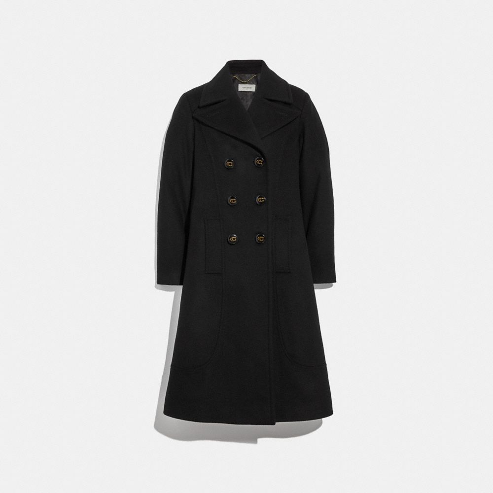 COACH Wool Trench Coat
