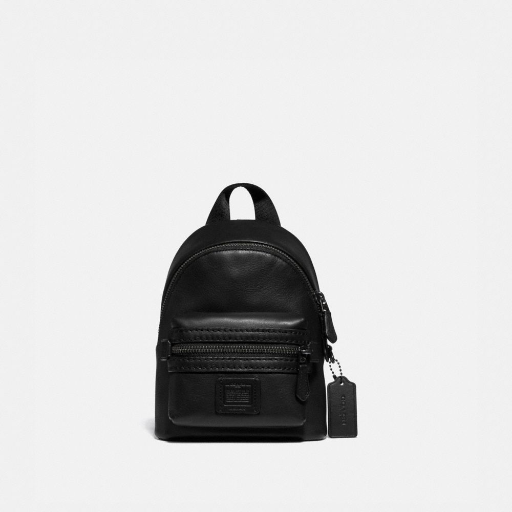 black leather bag backpack