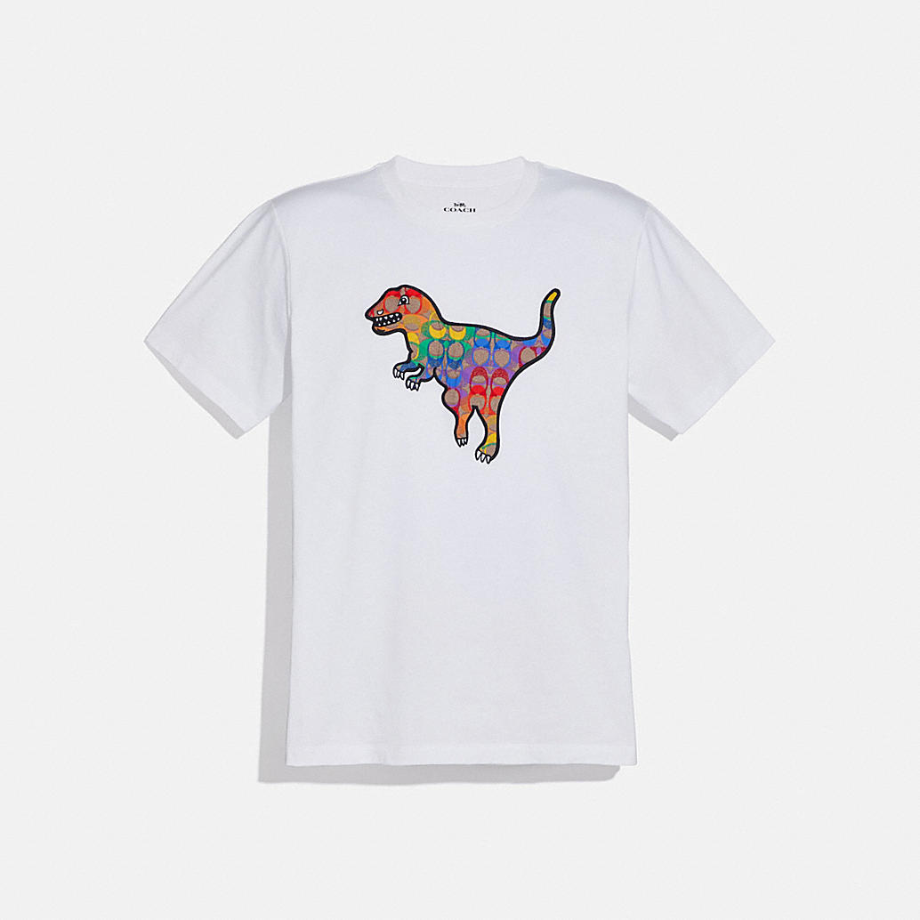 COACH: Rainbow Signature Rexy T-shirt