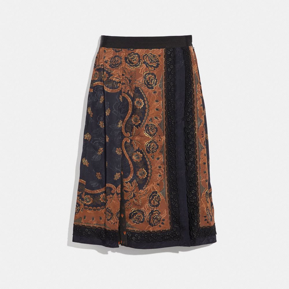 COACH: Bandana Print Skirt