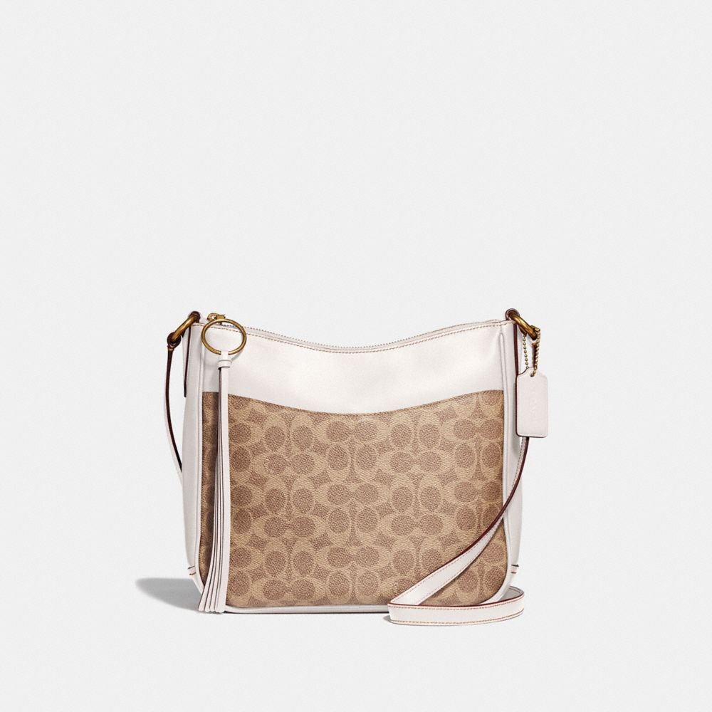 coach chaise crossbody in signature canvas