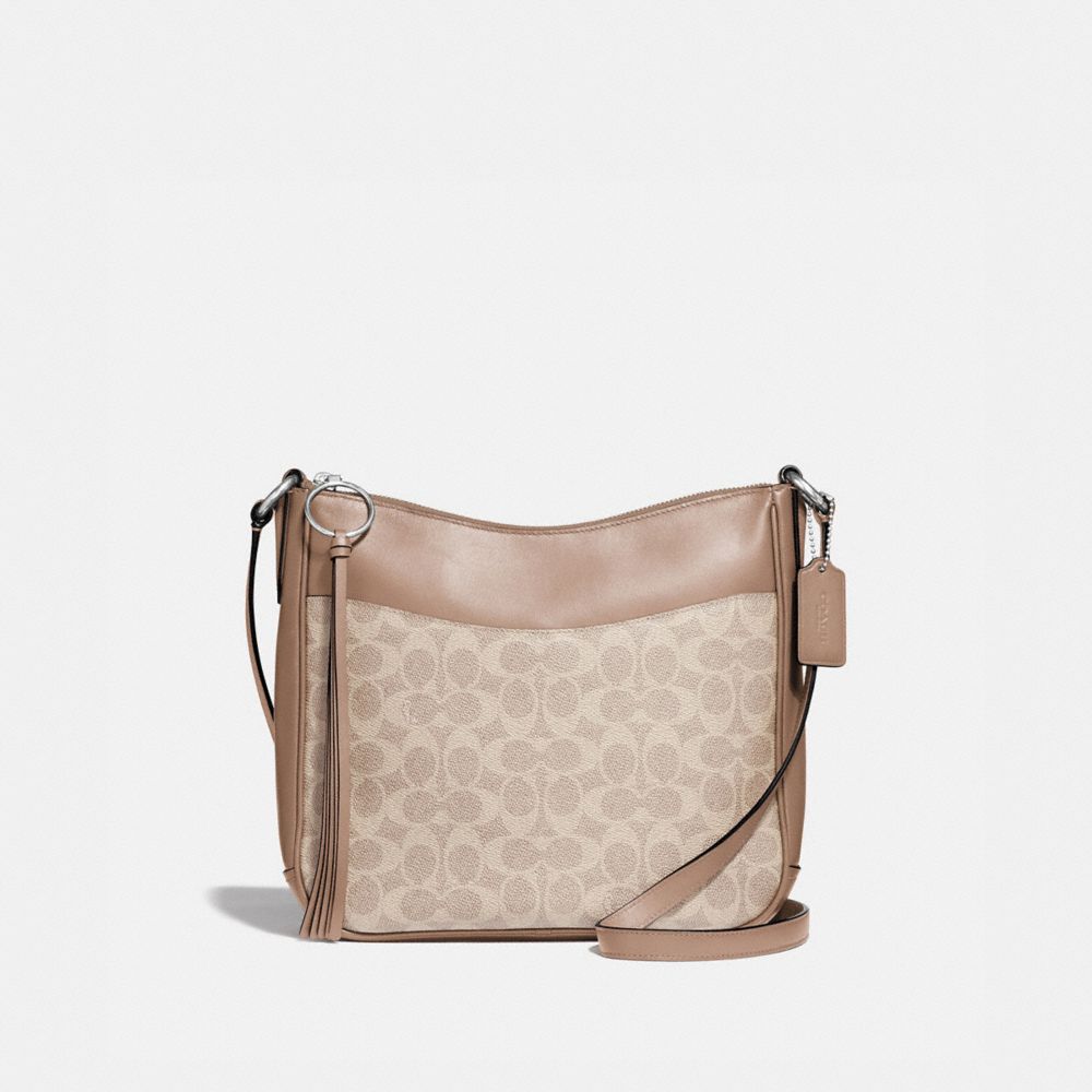 coach signature canvas crossbody