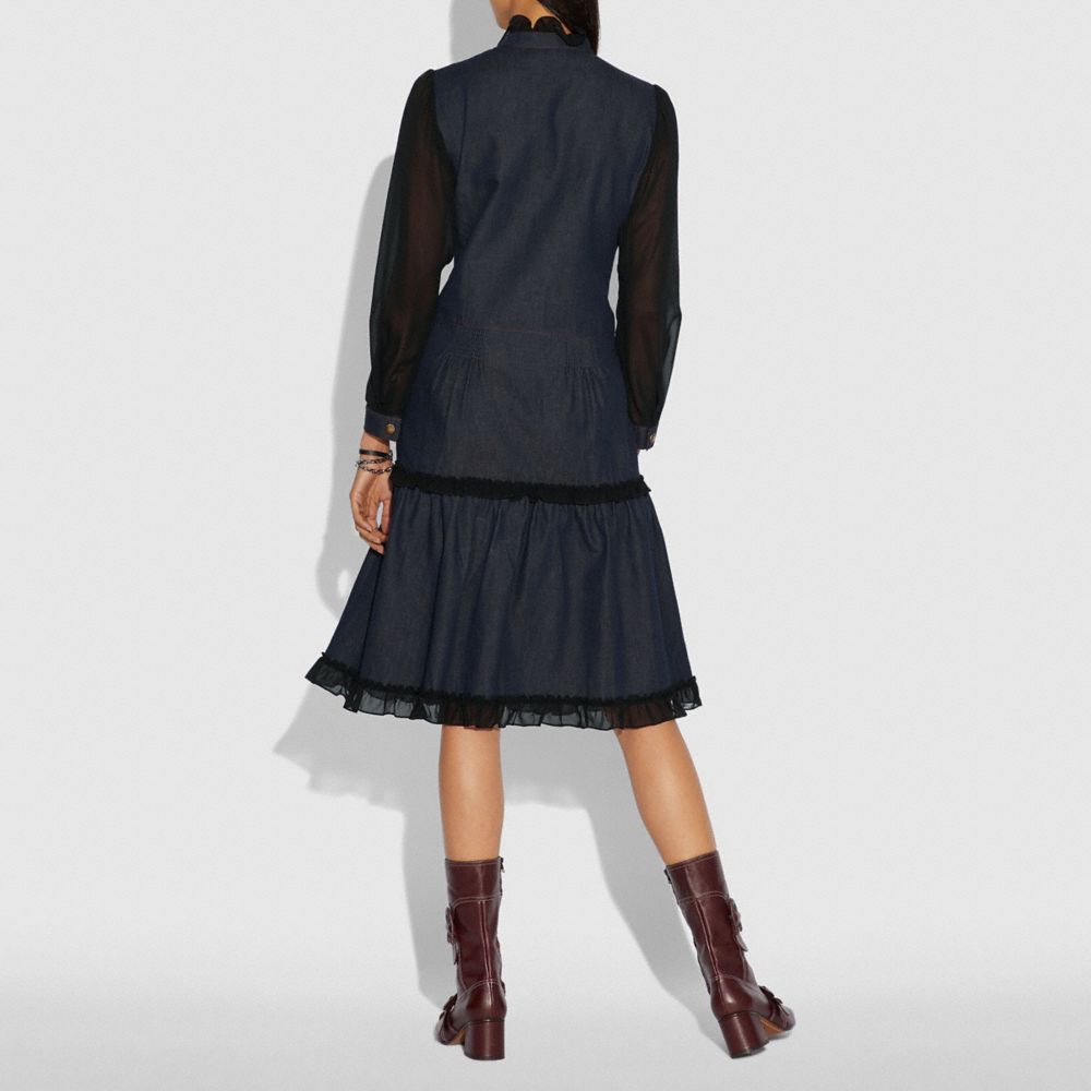 coach denim dress