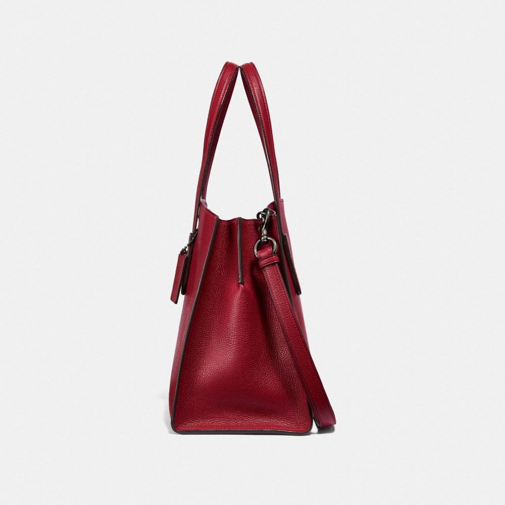 coach charlie carryall metallic