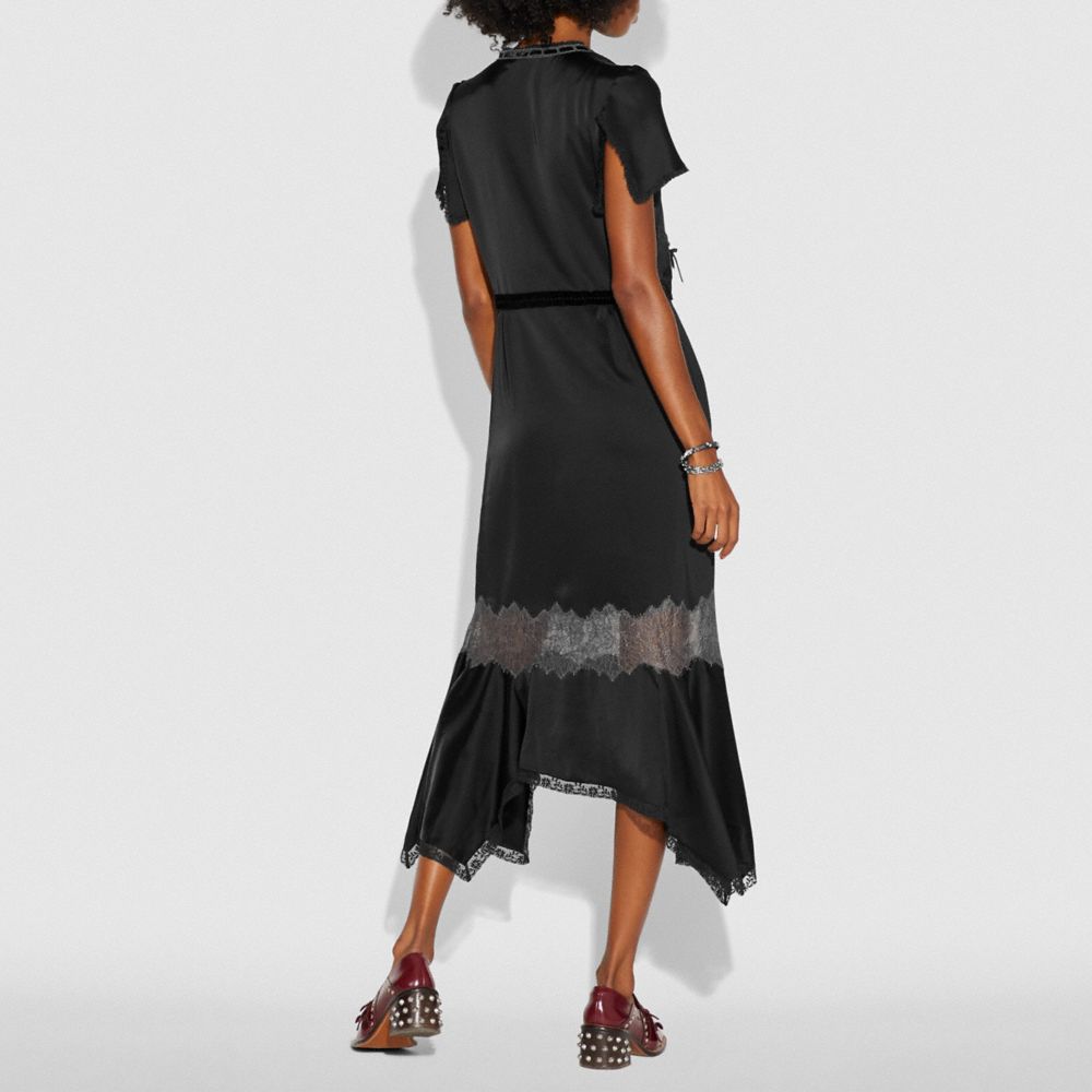 COACH Lace Trim Dress