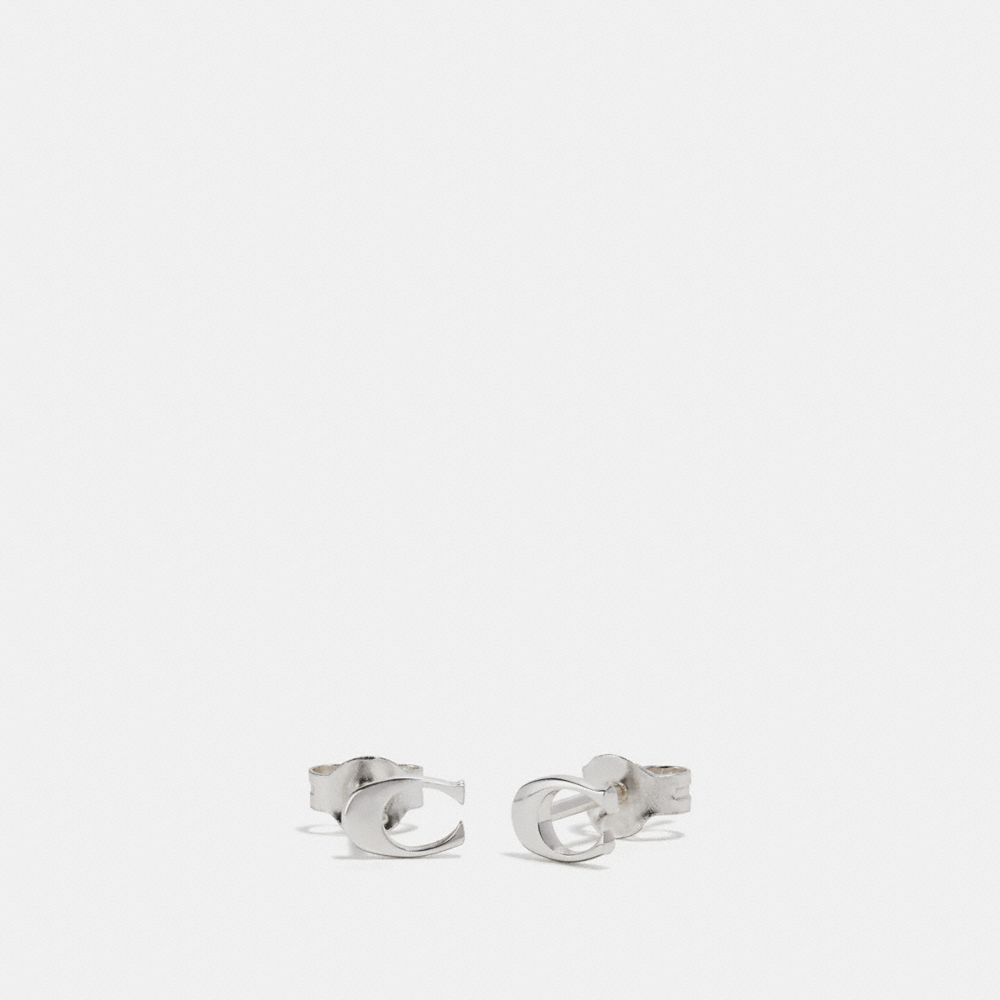 silver stud earrings