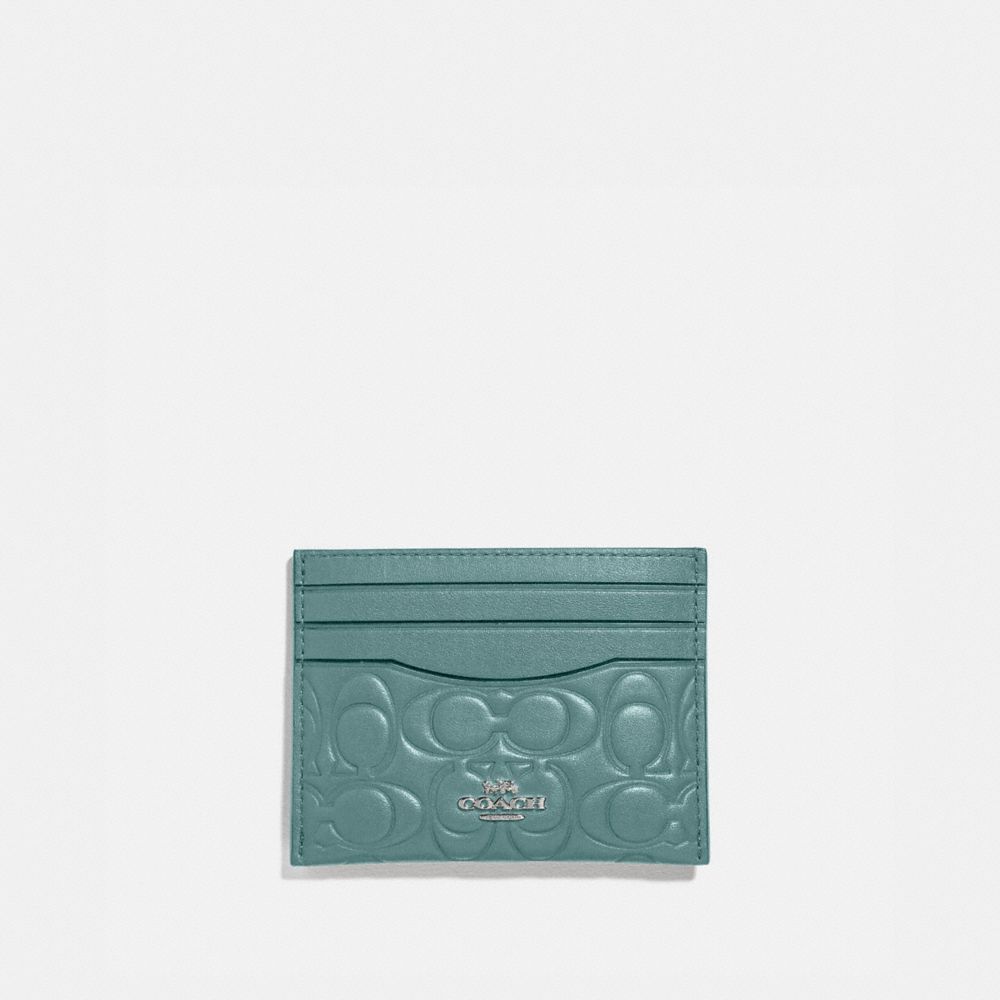 COACH Card Case in Signature Leather