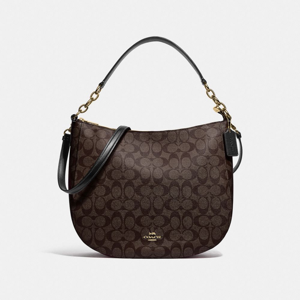 coach elle hobo signature