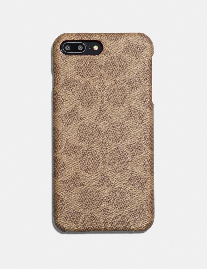 COACH: Iphone 7 Plus/8 Plus Case In Signature Canvas