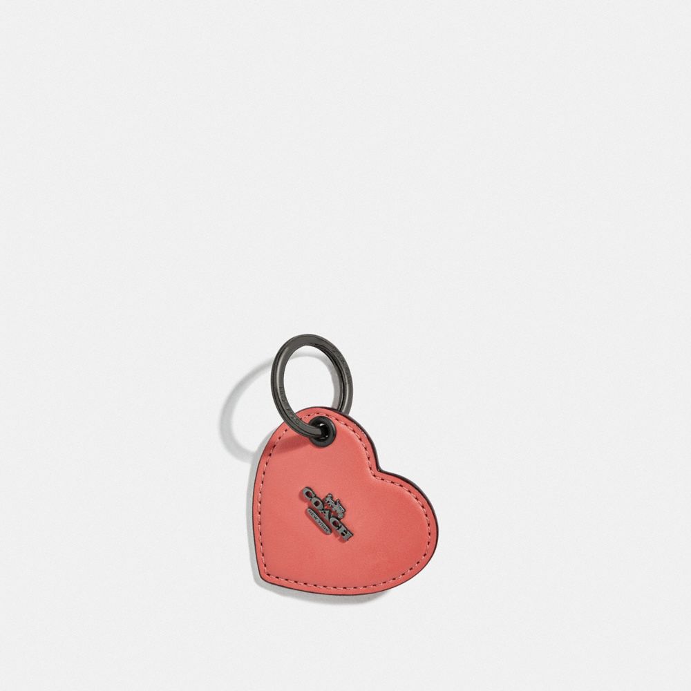 coach heart coin purse