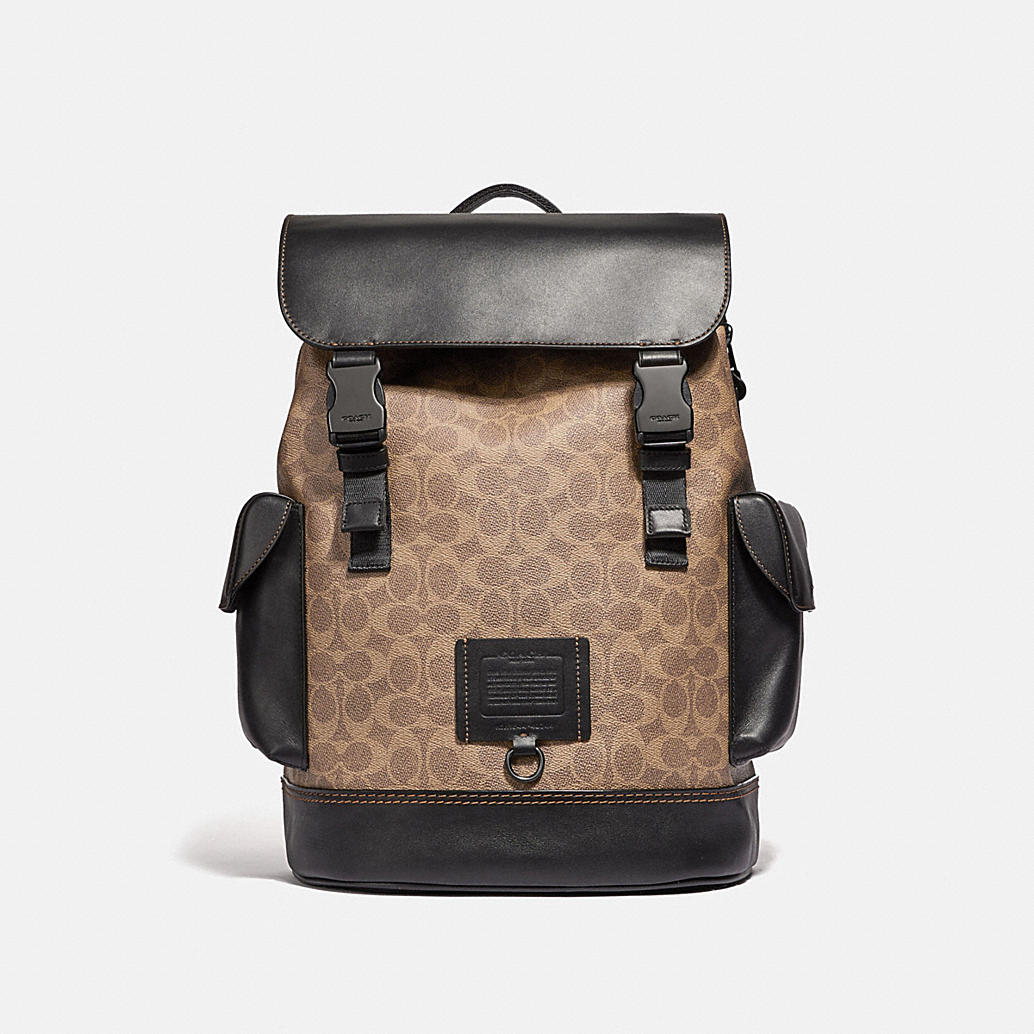 COACH: Rivington Backpack In Signature Canvas