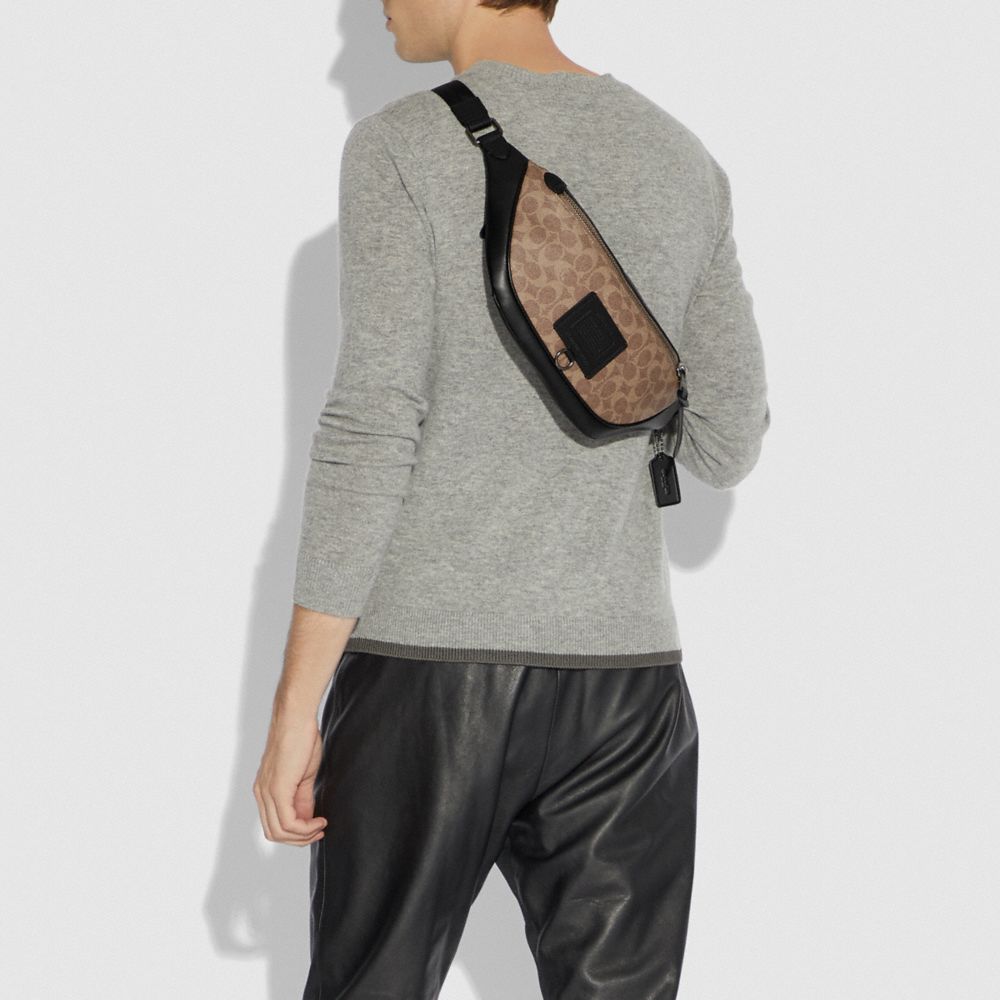rivington belt bag in signature canvas
