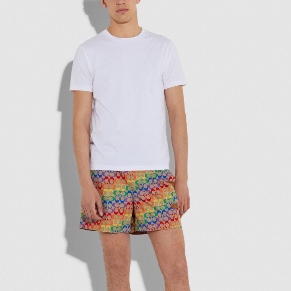 keith haring swim trunks