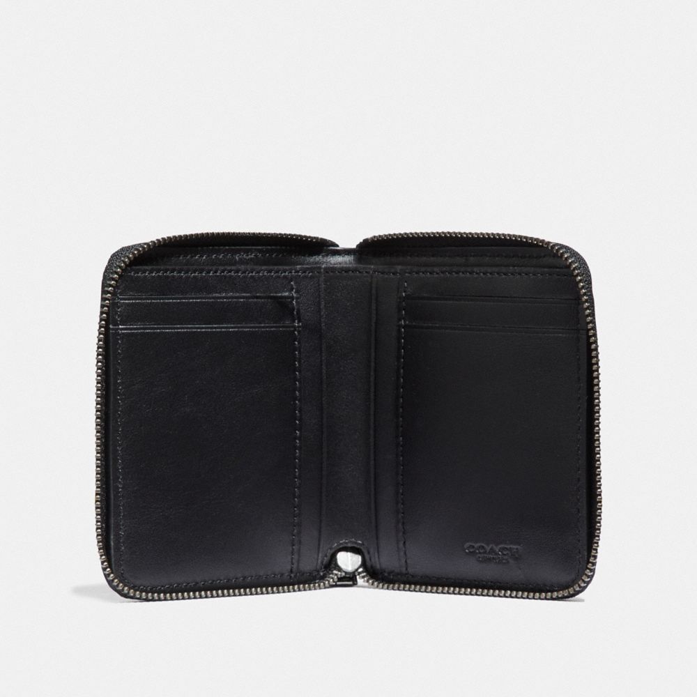 Coach Small Zip Around Wallet In Signature Canvas Literacy Basics