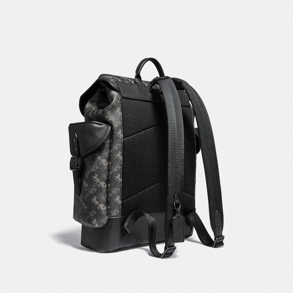 COACH Hitch Backpack With Horse And Carriage Print