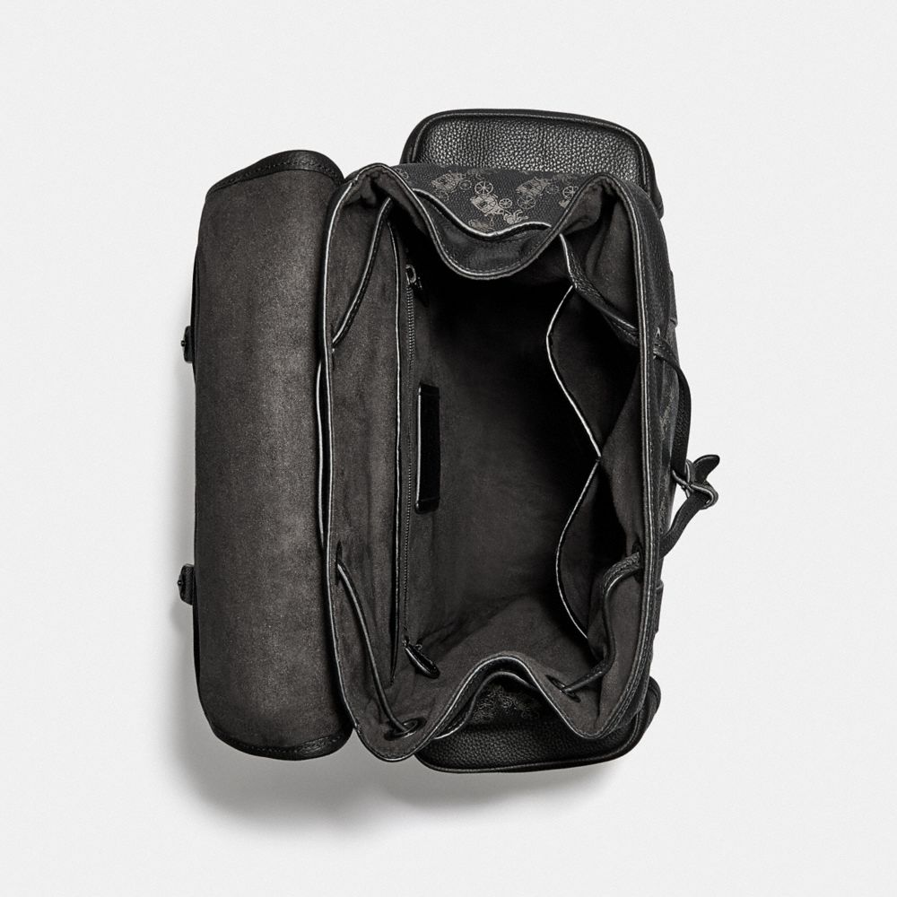 HITCH BACKPACK WITH HORSE AND CARRIAGE PRINT - Alternate View 2