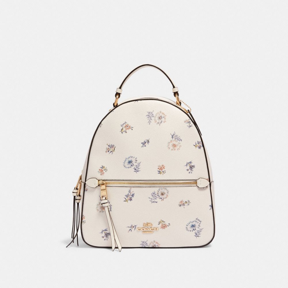 coach floral backpack