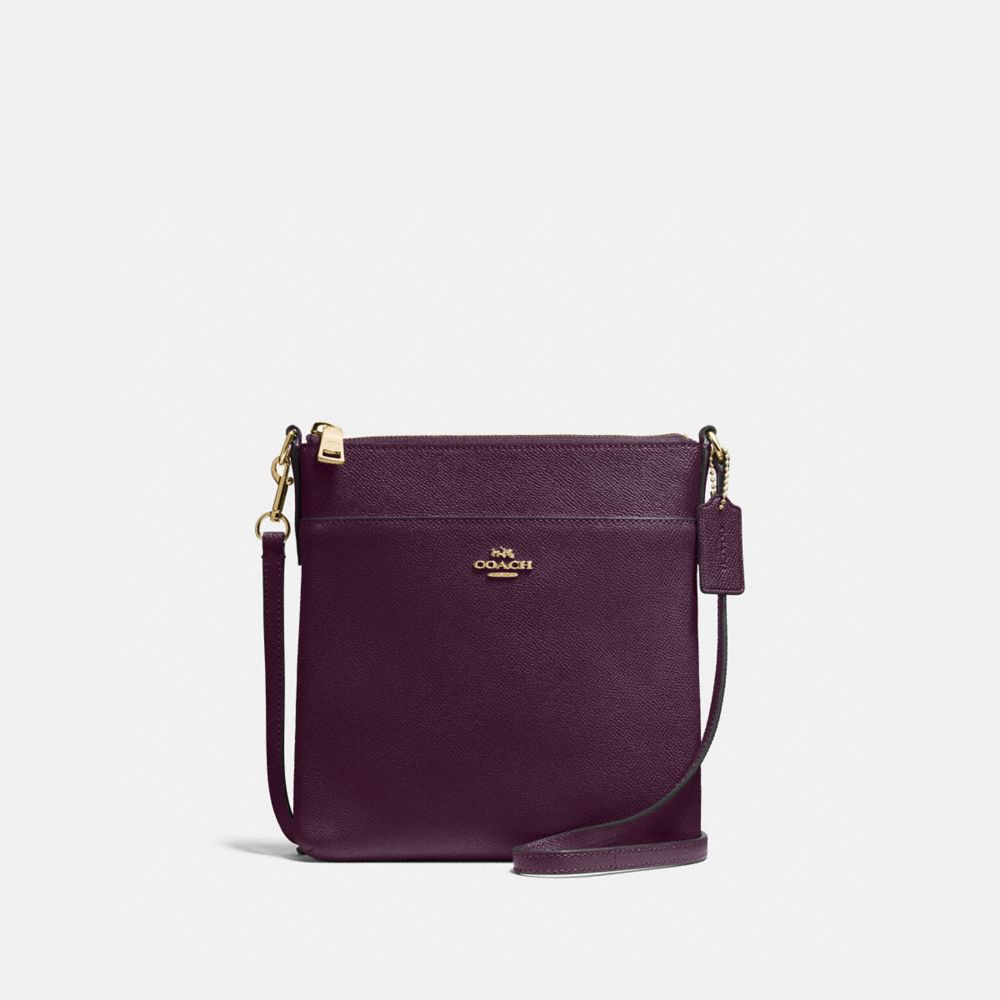 coach oxblood tote