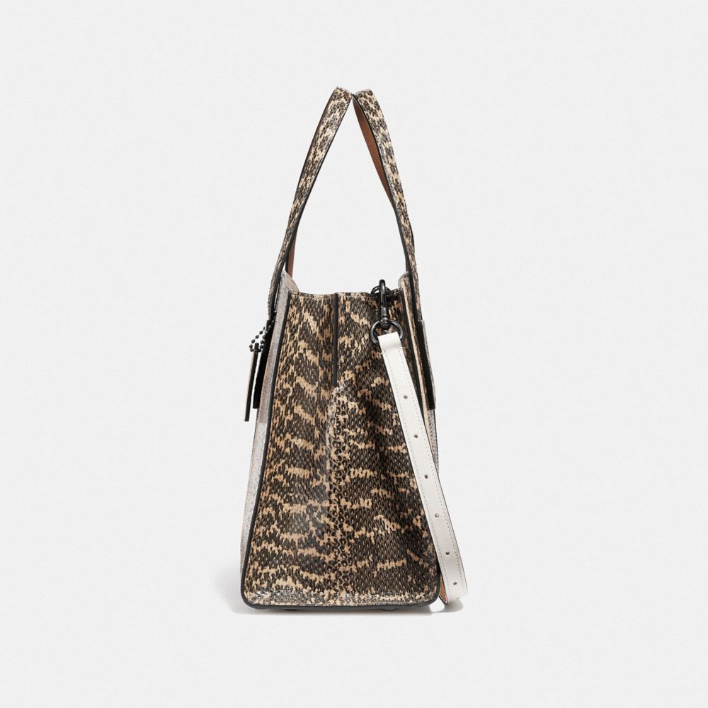 coach charlie carryall ombre snakeskin