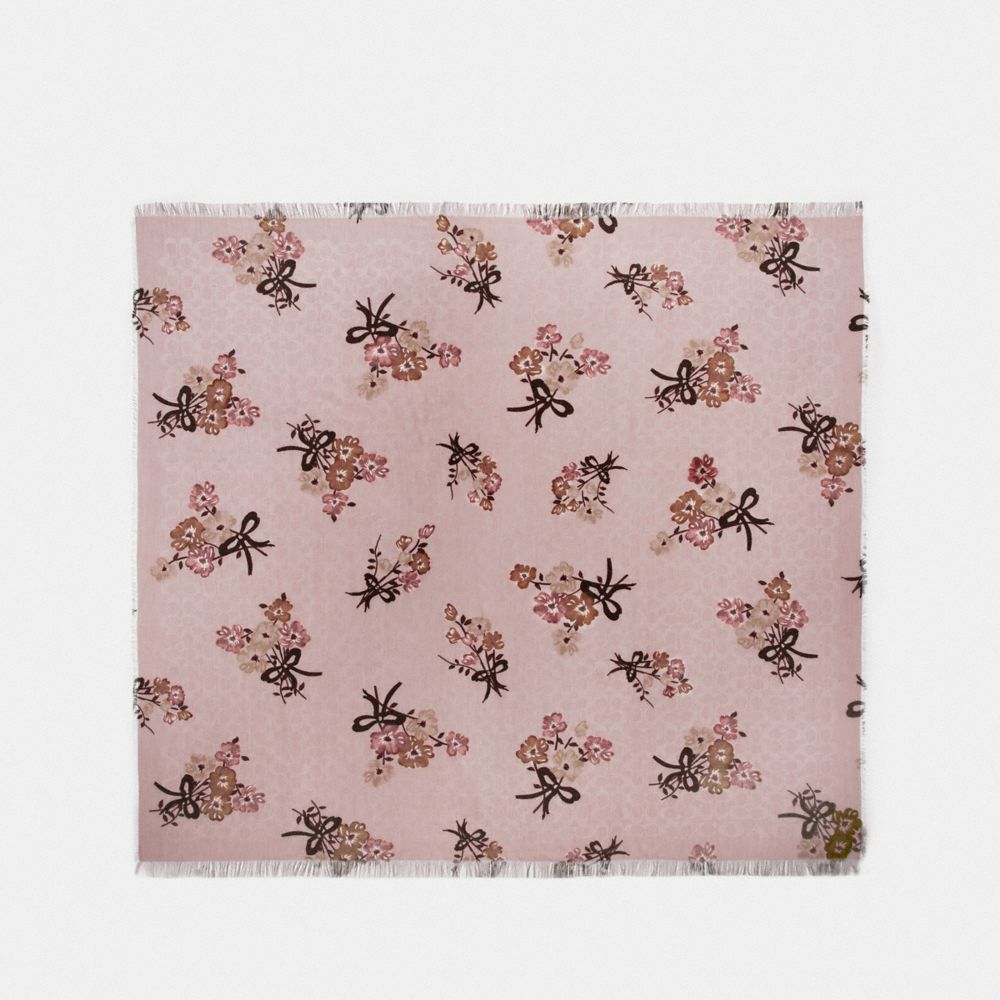 coach floral bow print