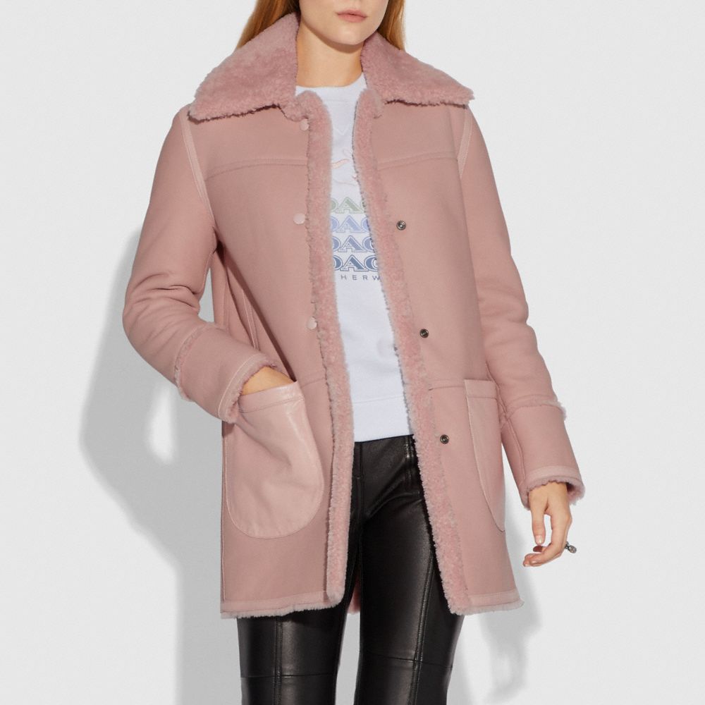 COACH: Reversible Shearling Coat