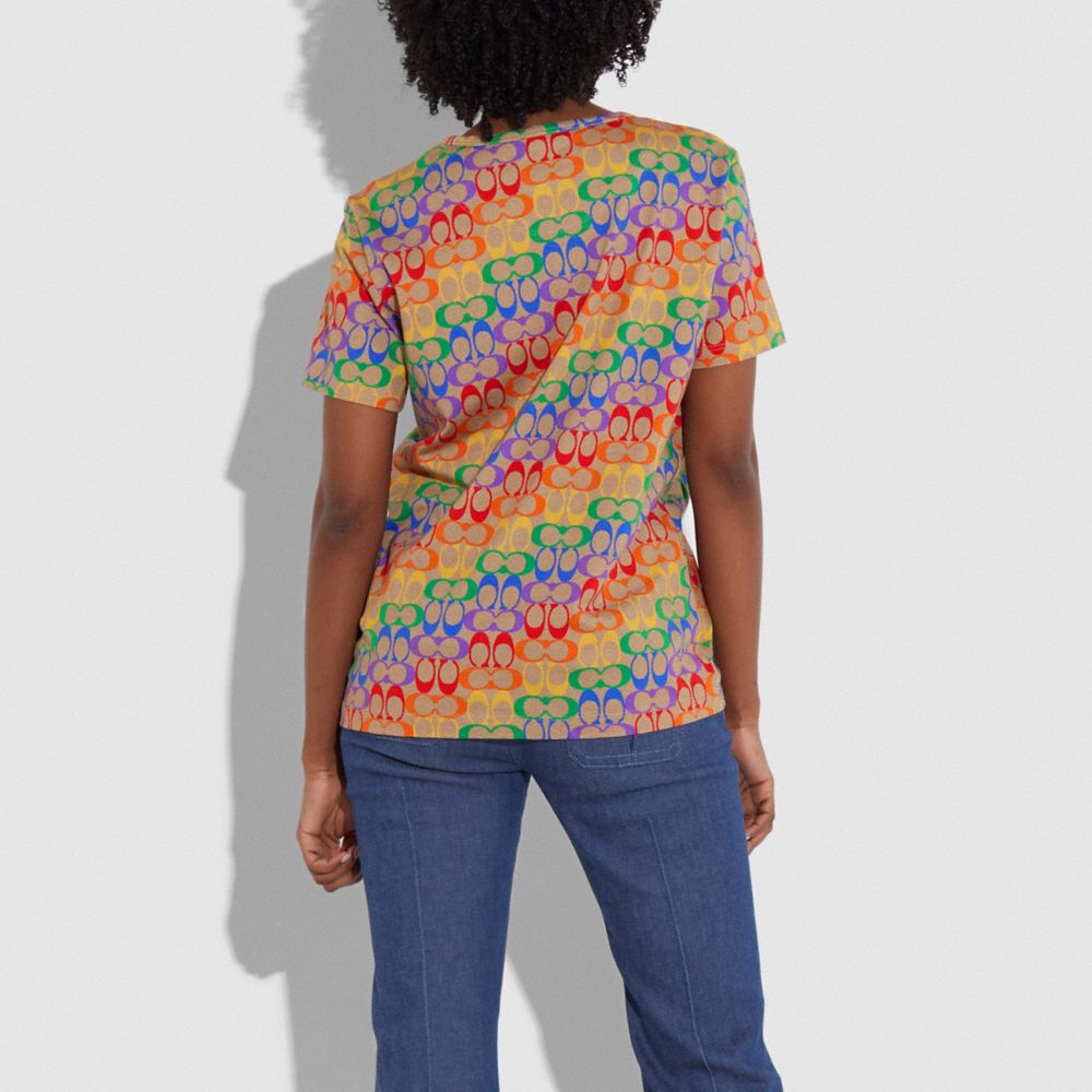 COACH Rainbow Signature Tshirt