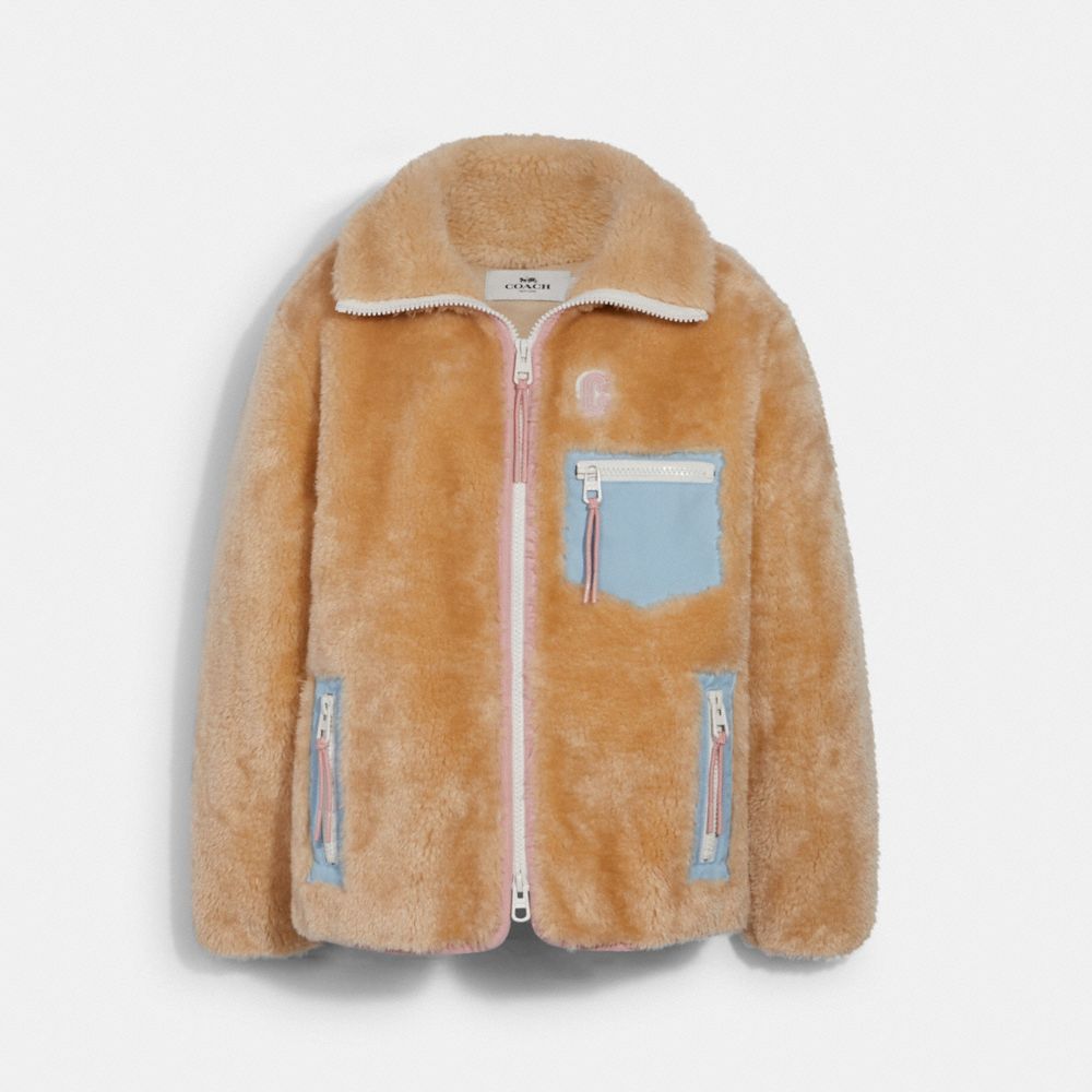 coach sherpa jacket