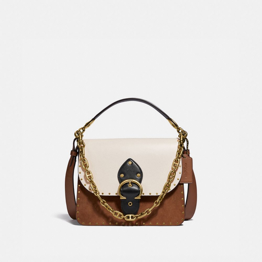 khaki shoulder bag